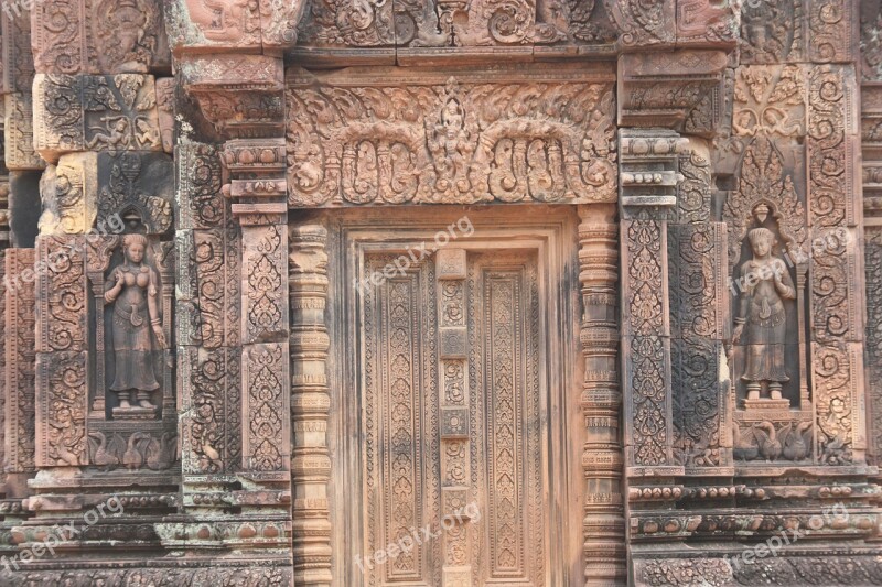 Angkor Wat Temple Cambodia Banteay Srei Temple Complex