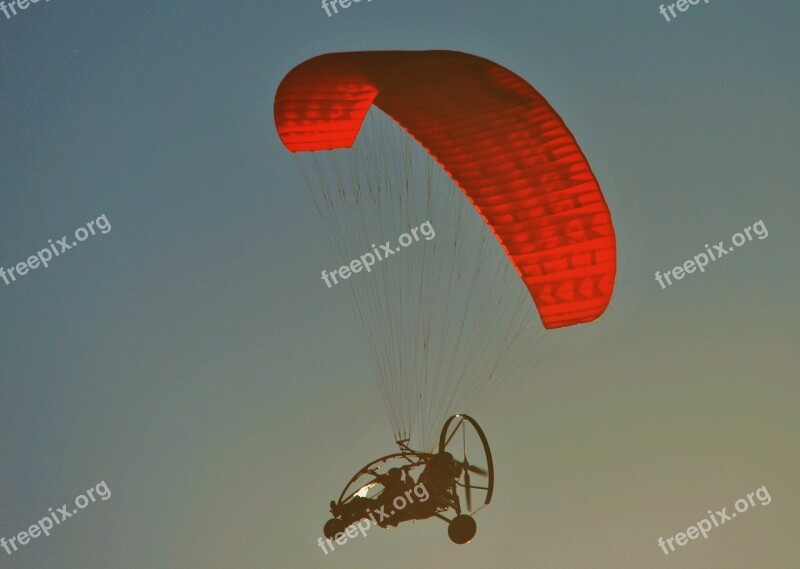 Motorized Parafoil Parachute Canopy Motor Trike