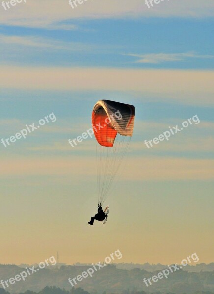 Motorized Parafoil Parachute Canopy Motor Airborne