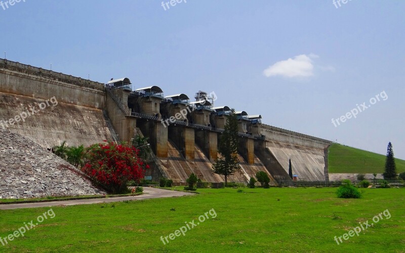 Dam Hemavathi River Tourist Attraction Gorur Hassan