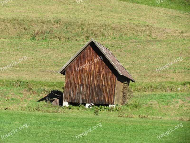 Hut Meadow Clay Valley Baiersbronn Black Forest