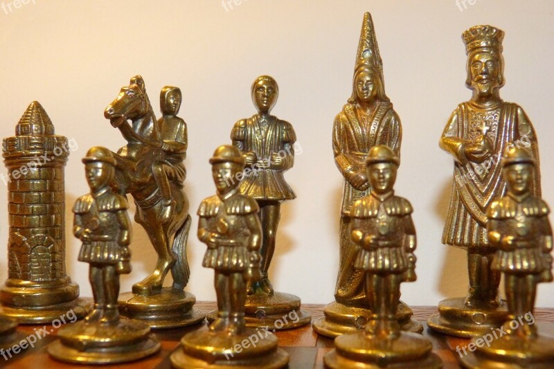 Chess Pieces Chess Chess Game Free Photos