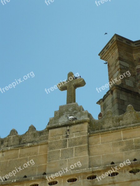 Cruz Stone Gothic Church Catholic