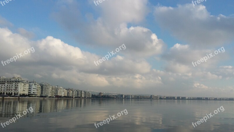 Thessaloniki City Sea View Water