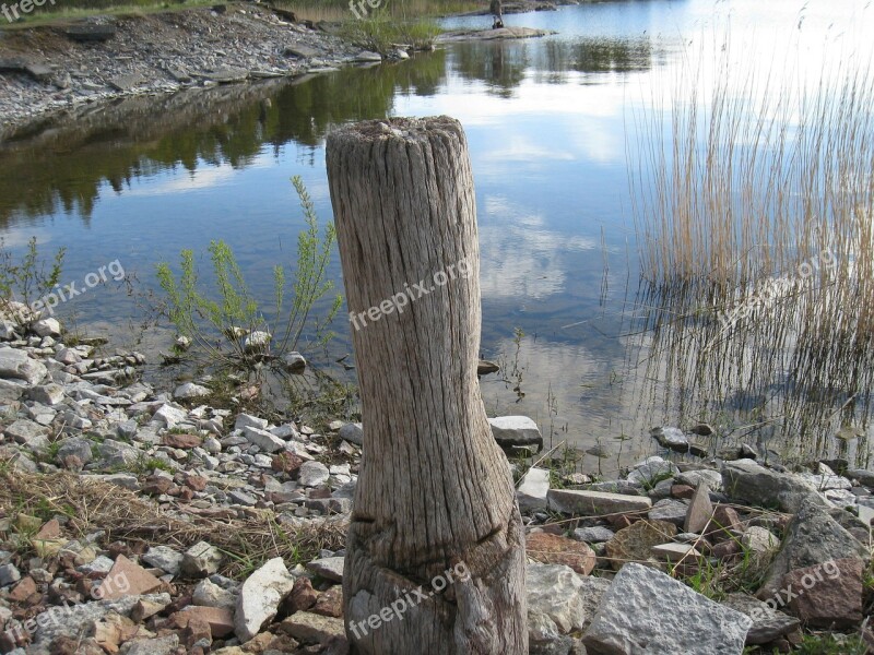 Pole Water Stone Reed Spring