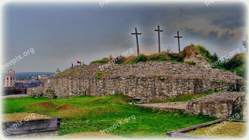 Crosses Kreuzberg Hungary Egger Castle