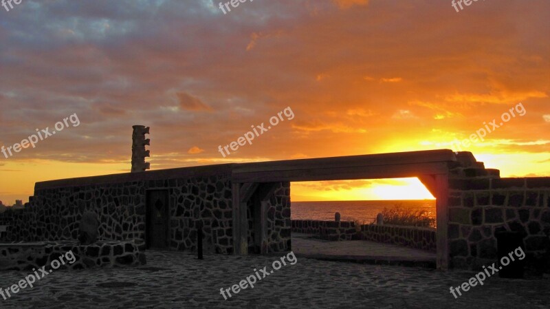 Tenerife Dawn Sunrise Sky Nature