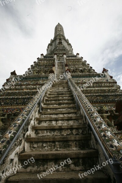 Pagoda Bangkok Thai Thailand Religion