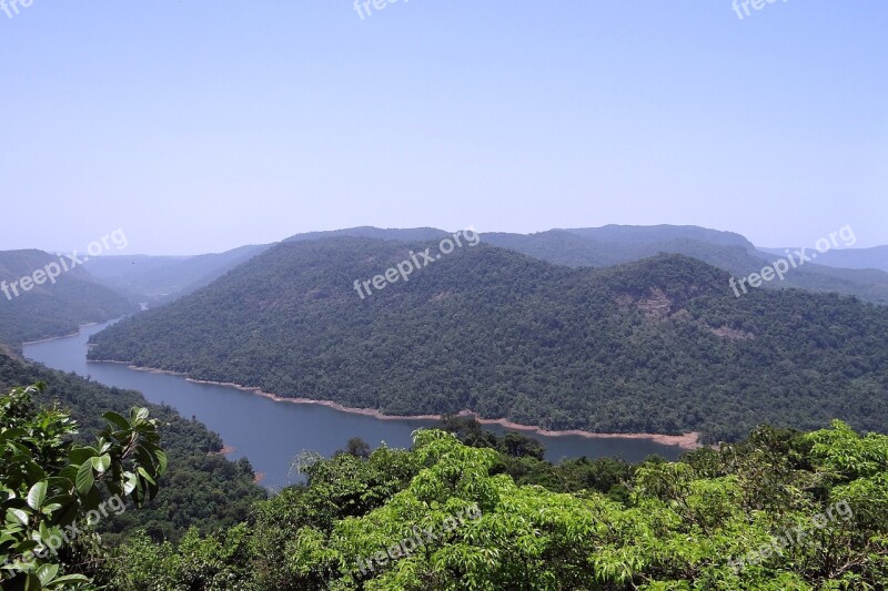 Western Ghats Sharavati River Valley Mountains Dense Forest