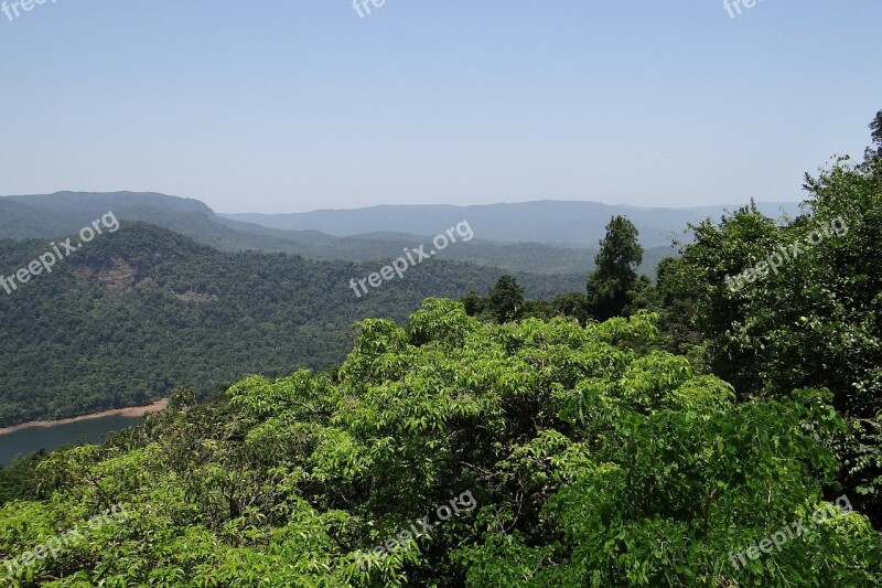 Western Ghats Sharavati River Valley Mountains Dense Forest