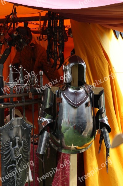 Middle Ages Knight Swords Fight Ritterruestung