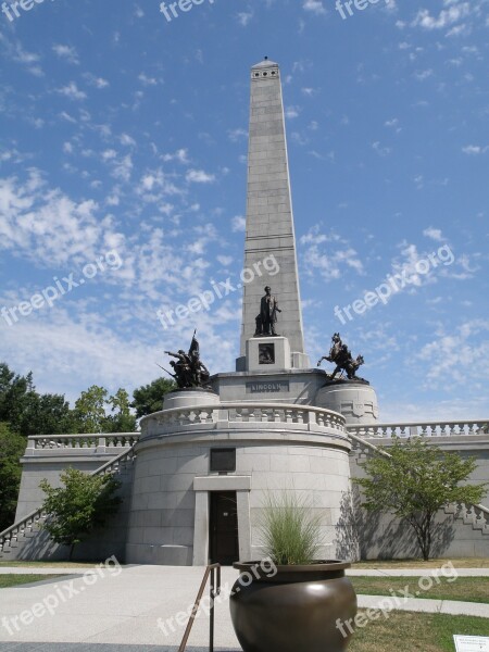 Lincoln Tomb Springfield Illinois Free Photos