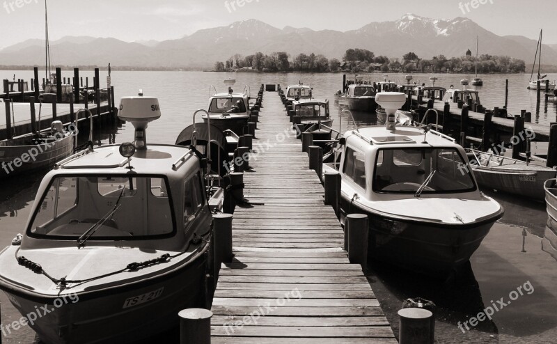 Boats Port Fishing Boat Jetty Web