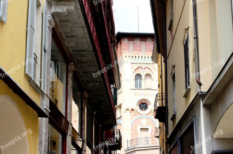 Locarno Historic Center Alley Architecture Ticino