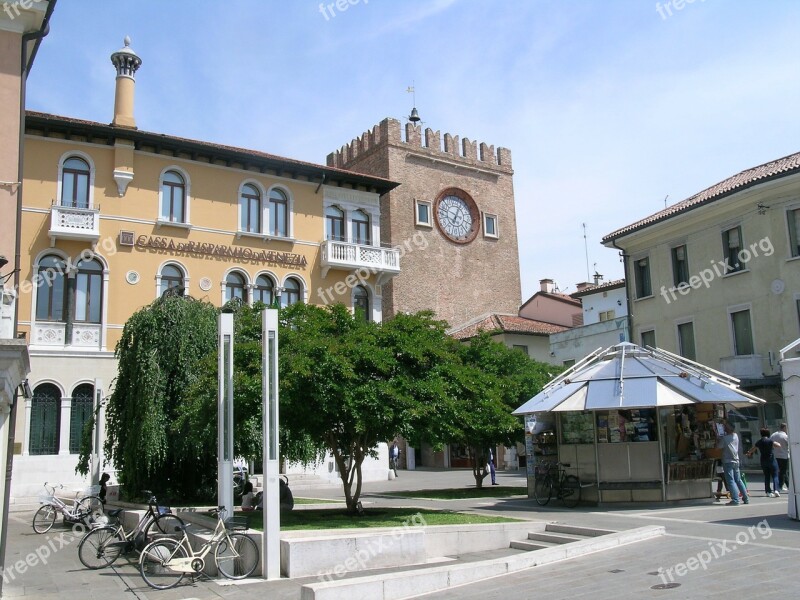 Piazza Mestre Historical Centre Free Photos