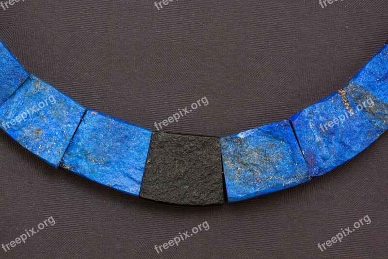 Chain Necklace Jewellery Lapis Lazuli Azurite