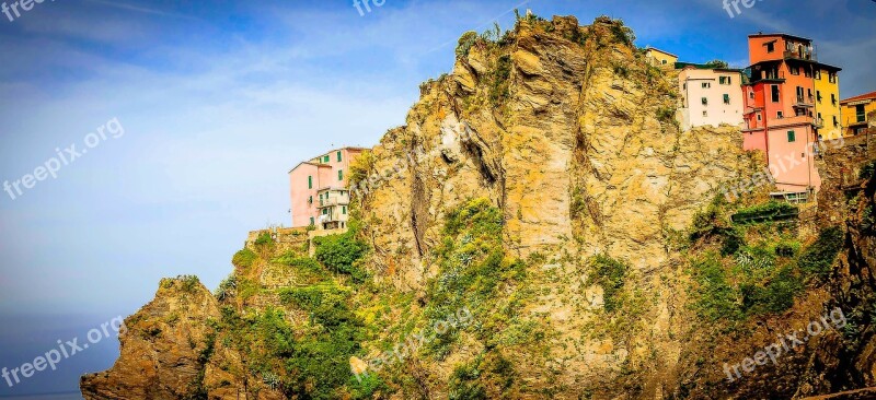 Cinque Terre Italy Cliff Amalfi Coast Coast