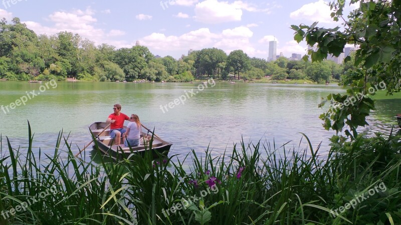 Romantic Boat Boating Park New York