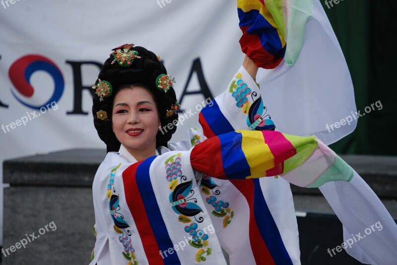 Oriental Woman Tradition Festival Person