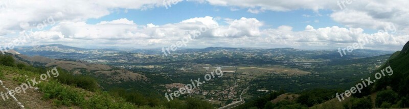 Italy View Landscape Nature Air