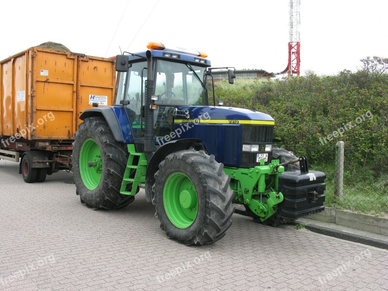 Tractor Vehicle Agriculture Wheels John Deere