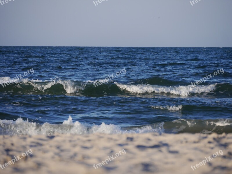 Wave Water Beach Sea Wet