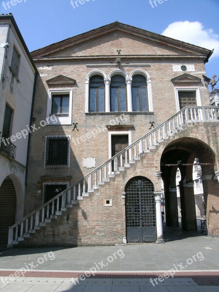 Church Venice Mestre Staircase Free Photos