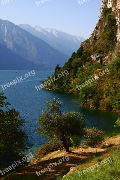 Lake Garda Italy Limone Sul Garde Holiday Summer