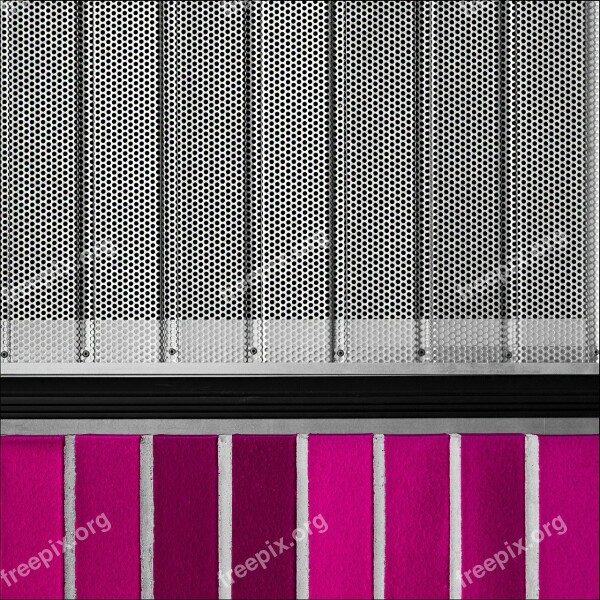 Grid Metal Metal Grate Pink Cooler