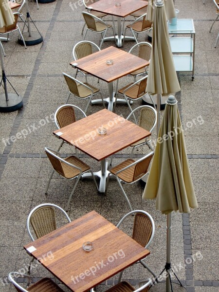 Beer Garden Dining Tables Seat Outside Catering Gastronomy