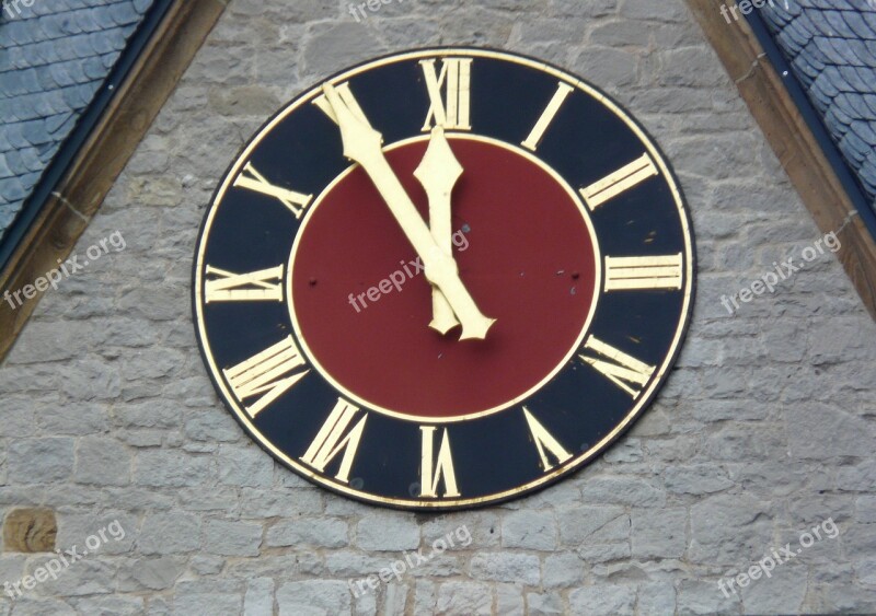 5 Vor 12 Time Of Countdown Clock Church Clock