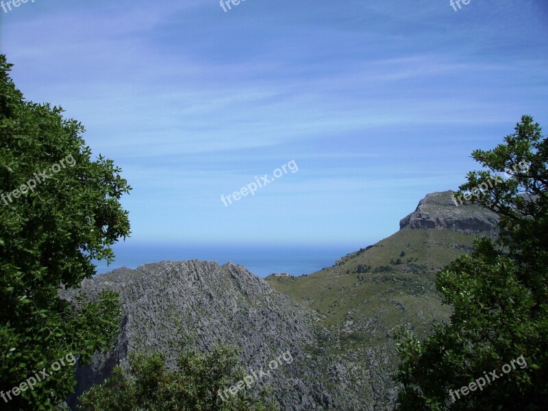 Mallorca Sea Mountains Landscape Island