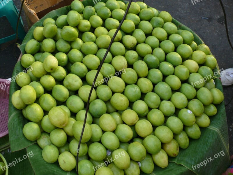 Myanmar Yangon Market Fruits Free Photos