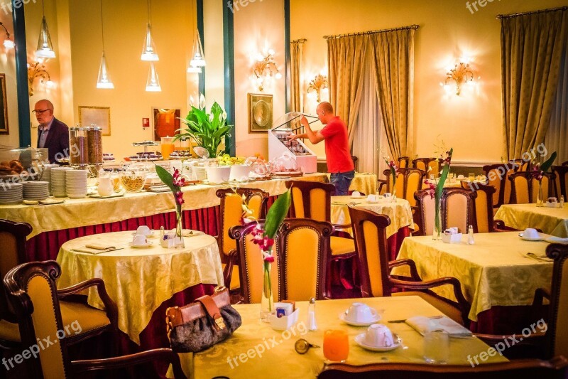 Hotel Berchielli Florence Italy Dining Elegant