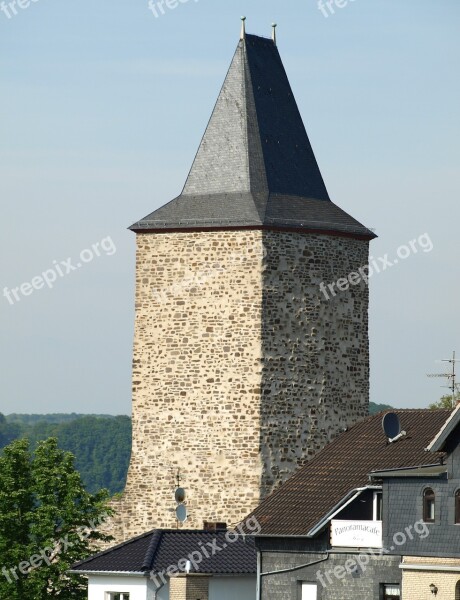 Castle Tower City Blankenberg Castle Tower Historically