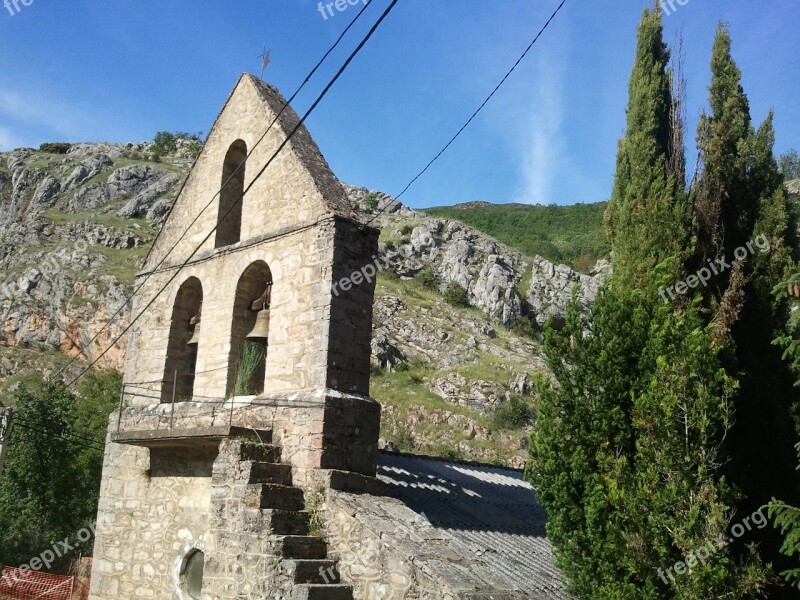 La Velilla De Valdore Spain Leon Church Spanish Village