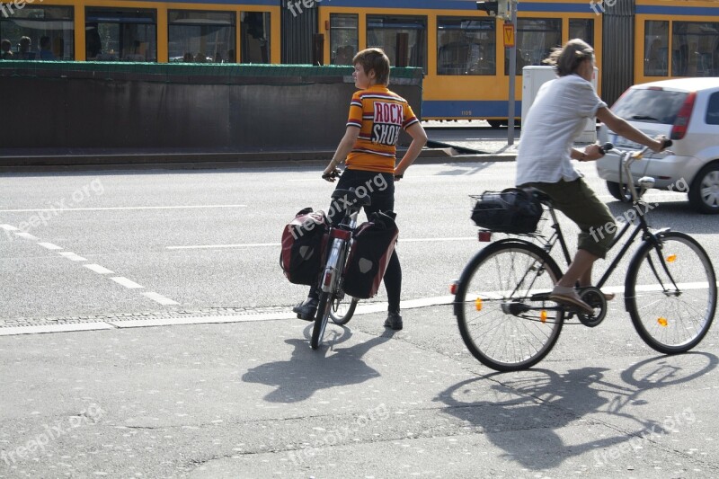 Traffic Bike Road Mobility Roadway