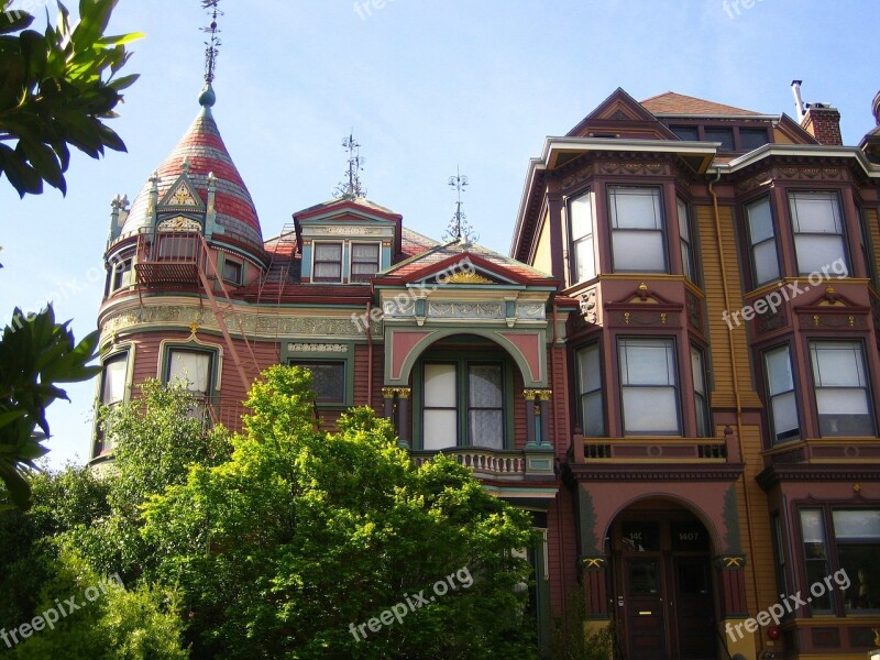 San Francisco California Usa Tourist Attraction Building