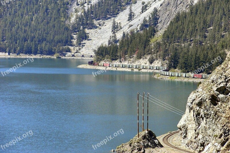 Seton Lake Lillooet British Columbia Canada Landscape