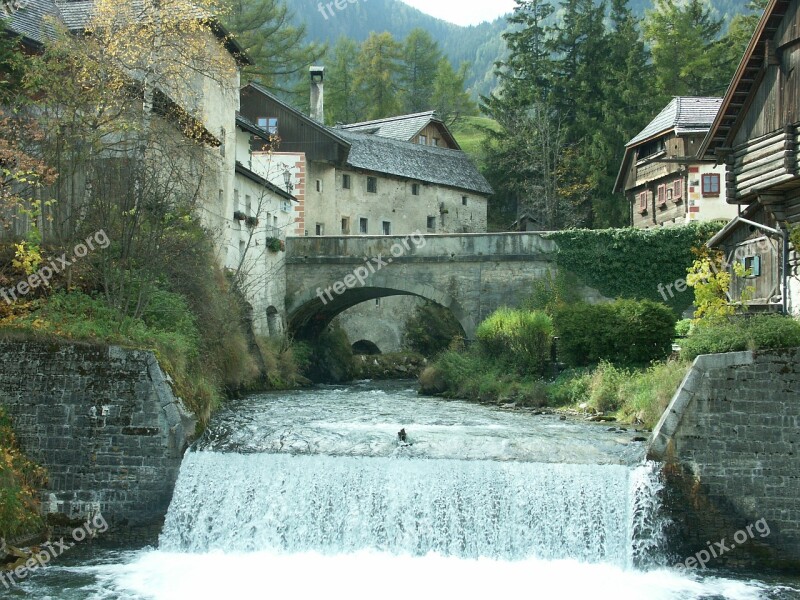 Mauterndorf Waterfall Water Level Austria River