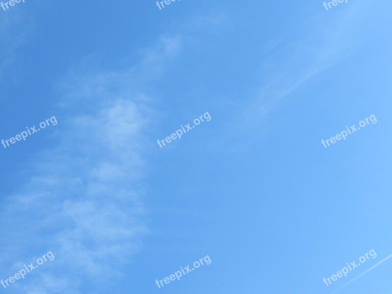 Blue Sky White Clouds Cloud