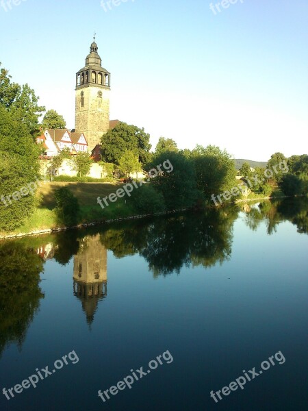 St Crucis Church Church River Bad Sooden-allendorf