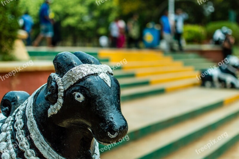 Bull Shrine Nandi India Temple