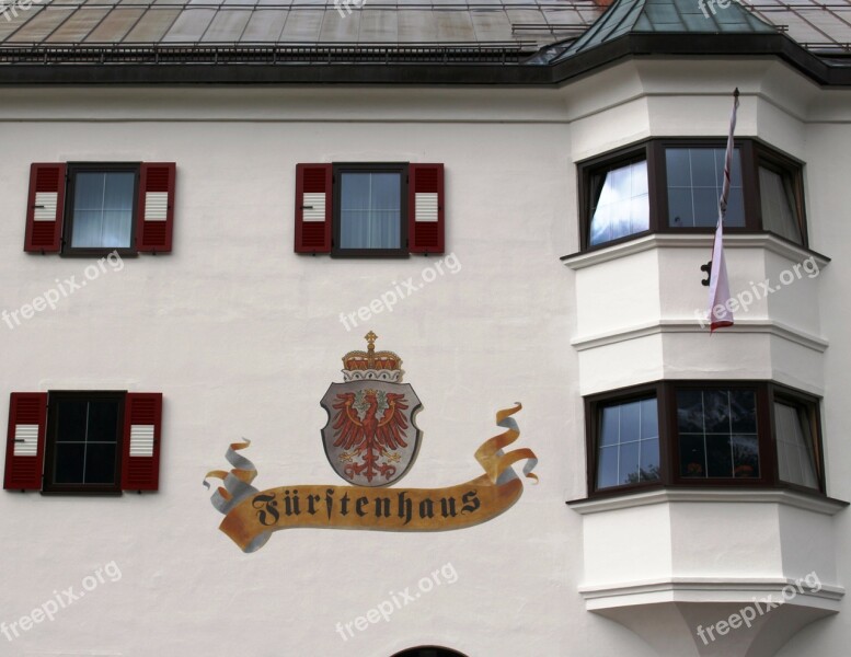 Building Facade Window Bay Window Hotel Royal House