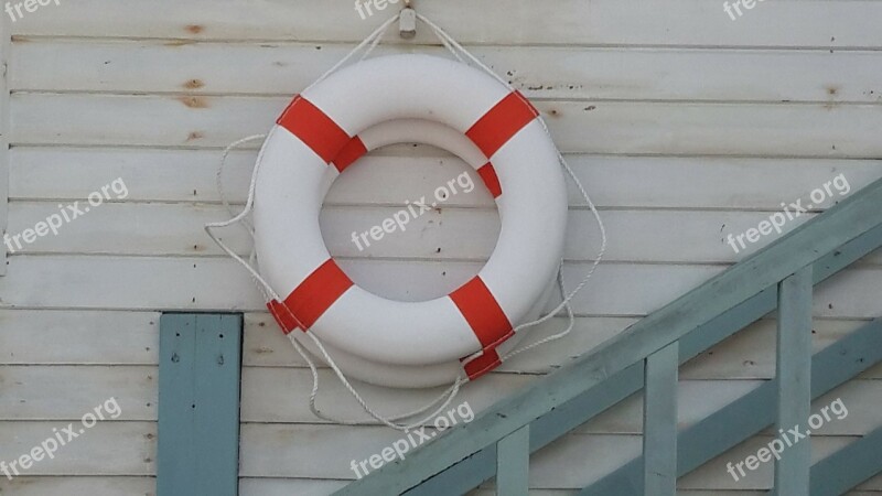 Lifeguard Safety Life Belt Sea Ocean