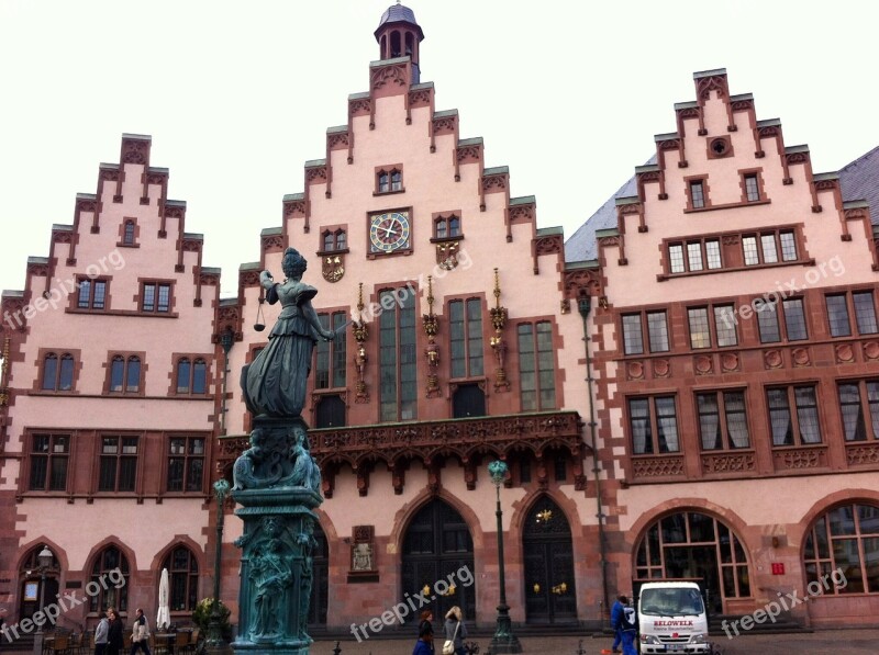 Römerberg Town Hall Frankfurt Free Photos