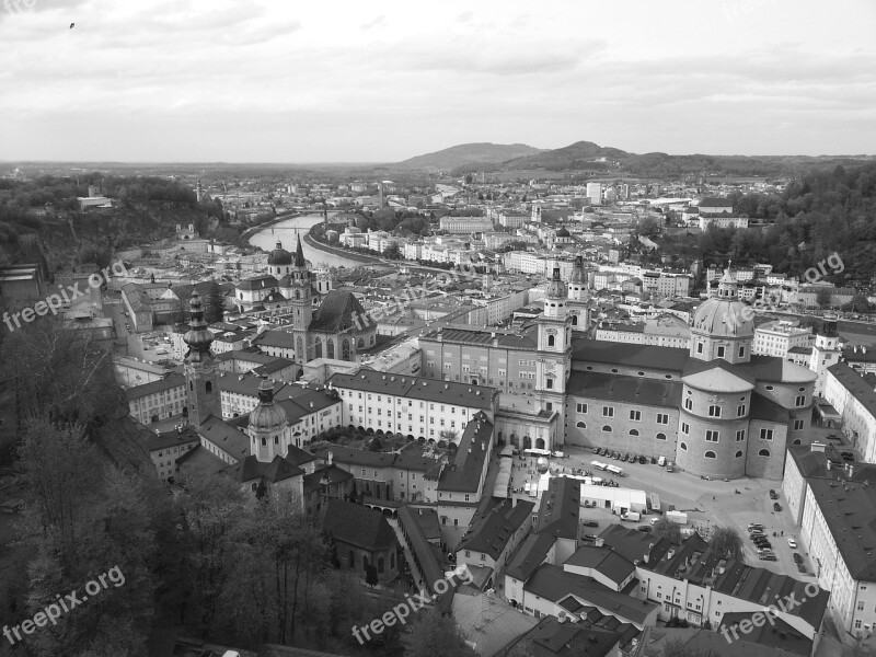 Salzburg City Town Urban Austria