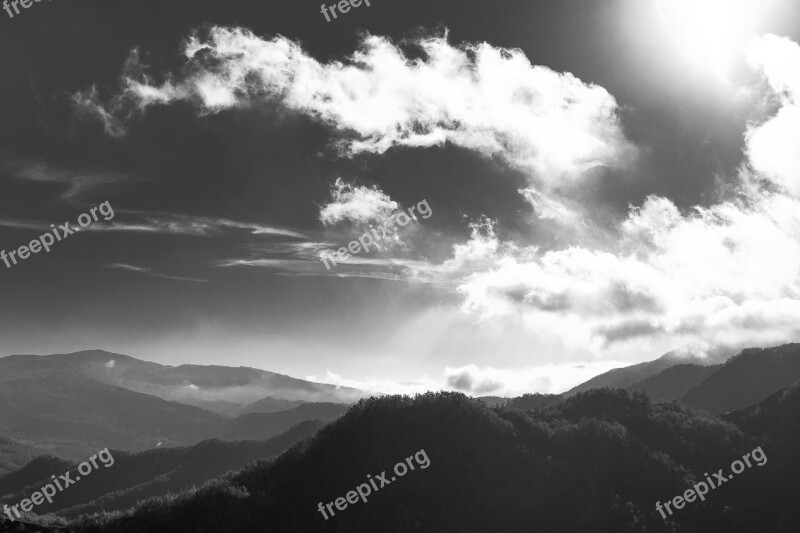 Hills Mountains Countryside Rural Outside