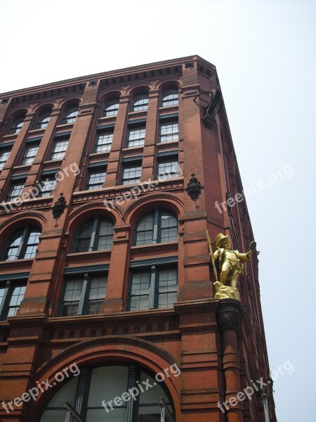 New York City Big Apple Nyc Building Brick