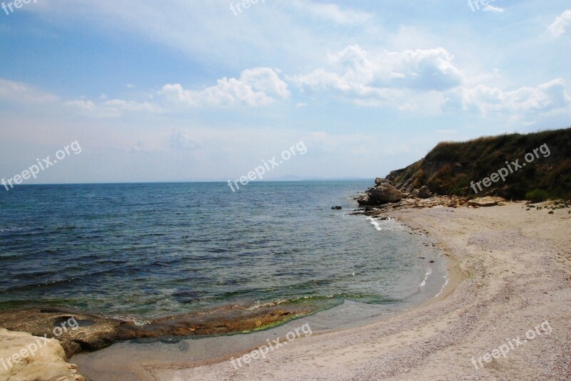 Sea Water Rock Rocks Landscape